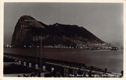Gibraltar - The Rock By Night - Publ. Rex  - Gibraltar