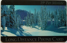 USA 19c Per Minute Prepaid - Snow Landscape - Otros & Sin Clasificación