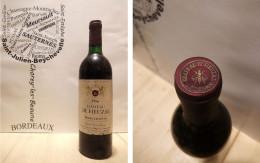 Château De Fieuzal 1986 - Pessac-Léognan - Cru Classé De Graves - 75 Cl - Rouge - Wein