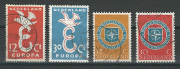 Niederlande NVPH 713-14, 720-21 , Mi 718-19, 728-29 O - Used Stamps