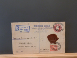106/588 REGISTRED LETTER 1924 TO GERMANY - Cartas & Documentos