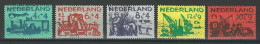 Niederlande NVPH 722-26 , Mi 730-34 O - Usados