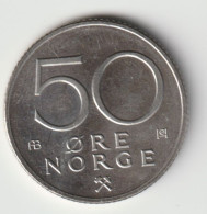 NORGE 1976: 50 Öre, KM 418 - Noorwegen