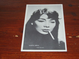 72553-               JULIETTE GRECO, SINGER, ACTRESS - Singers & Musicians