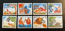 GREECE,1987, AESOP'S FABLES, USED - Used Stamps