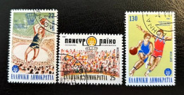 GREECE,1987, EUROPEAN BASKETBALL CHAMPIONSHIP, USED - Used Stamps