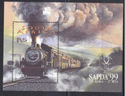 RSA 1999- International Stamp Exhibition SAPDA '99 -Johannesburg, South Africa S/S - Unused Stamps