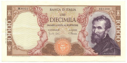 10000 LIRE BANCA D'ITALIA MICHELANGELO MEDUSA 04/01/1968 SPL - Andere & Zonder Classificatie