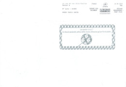 FRANCE - 2023, P0STAL FRANKING MACHINE COVER TO DUBAI. - Lettres & Documents