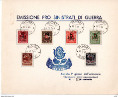 Egeo Occ. Tedesca - Pro Sinistrati Di Guerra Libretto Ufficiale - Egeo