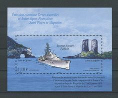 TAAF 2011 Bloc N° 26 ** ( 597 ) Neuf MNH Superbe C 4,40 € Bateaux Boats Ships Escorteur Forbin Transport Arche Kerguelen - Blocchi & Foglietti