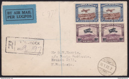 1932 South West Africa , SWA, First Flight Windhoek-Kimberley VERY FINE - Altri & Non Classificati