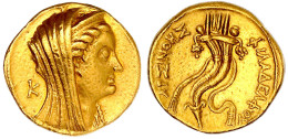 Oktodrachme ("Mnaieion"), Geprägt Posthum Um 193/192 V. Chr., Alexandria. Kopf Der Arsinöe R., Links K/Doppelfüllhorn. 2 - Griechische Münzen