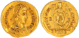 Solidus 402/406, Ravenna. 4,36 G. Sehr Schön/vorzüglich. RIC 1287. - Other & Unclassified