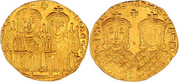 Solidus, Gemeinsam Mit Constantin VI., 776/778, Constantinopel. 4,43 G. Vorzüglich Exemplar Bertolami Auktion 236, Nr. 1 - Bizantine