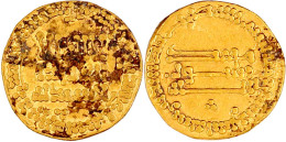 Dinar AH 162 = 779/780. Ohne Münzstättenangabe (al Kufa). 3 Punkte Im Feld. 4,02 G. Sehr Schön, Leicht Beschnitten, Etwa - Oriental