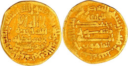 Dinar AH 206 = 821/822. Mit "Lil Khalifa Al Mamun" Und "Muhammad Bin Al-Sari" Unter Der Anrufungsformel, Mzst. Misr. 3,8 - Orientales