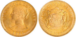 50 Pesos 1966. 10,17 G. 900/1000. Fast Stempelglanz. Krause/Mishler 169. - Cile