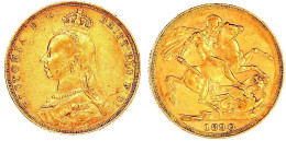 Sovereign 1890 Sehr Schön. Spink. 3866B. - Sonstige & Ohne Zuordnung