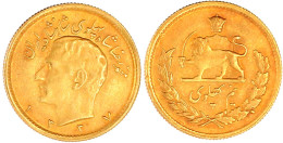 1/2 Pahlavi SH 1335 = 1956. 4,07 G. 900/1000. Vorzüglich/Stempelglanz. Krause/Mishler 1161. - Iran