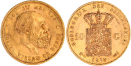 10 Gulden 1877. 6,72 G. 900/1000. Vorzüglich. Krause/Mishler 106. Friedberg 342. - Other & Unclassified