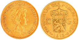 10 Gulden 1912. 6,73 G. 900/1000. Vorzüglich/Stempelglanz. Krause/Mishler 149. - Autres & Non Classés