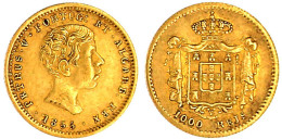 1000 Reis 1855. 1,78 G. 917/1000. Sehr Schön/vorzüglich. Krause/Mishler 495. - Portogallo