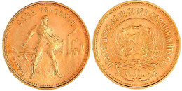 Tscherwonez (10 Rubel) 1975. 8,60 G. 900/1000. Fast Stempelglanz. Parch. 287c. Friedberg 181a. - Russia