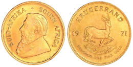 Krügerrand 1971. 33,93 G. 917/1000. Stempelglanz. Krause/Mishler 73. - Sud Africa