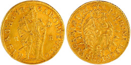 Dukat 1721 KB, Kremnitz. 3,43 G. Vorzüglich. Herinek 148. - Gold Coins