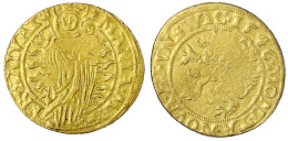 Goldmedaille Von Den Stempeln Des Mariengroschen 1546. 3,97 G. Die RFA Ergab 999/1000 Gold, 0,09/1000 Kupfer. Sehr Schön - Otros & Sin Clasificación