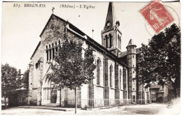 CPA Carte Postale / 69 Rhône, Brignais / S. Farges, Éditeur - Imp. B. & G. - 857 / L'Église. - Brignais