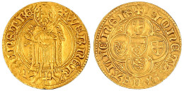 Goldgulden O.J.(1399/1402), Wesel. 3,44 G. Sehr Schön, Fassungsspuren (?) Friedberg 3426. Noss 315. - Andere & Zonder Classificatie