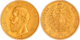 20 Mark 1872. G. Gutes Vorzüglich. Jaeger 184. - 2, 3 & 5 Mark Zilver