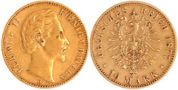 10 Mark 1877 D. Gutes Sehr Schön. Jaeger 196. - 2, 3 & 5 Mark Silver