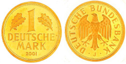 2001 J. 12 G. Feingold. In Beschädigter Originalkapsel. Stempelglanz. Jaeger 481. - Deutschland