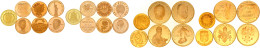 12 Moderne Goldmedaillen Und Eine Nachprägung Des 10 Francs Napoleon 1868. Auf Verschiedene Personen Und Anlässe, U.a De - Andere & Zonder Classificatie