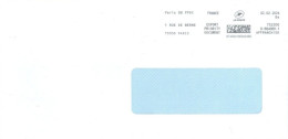 FRANCE. - 2024, P0STAL FRANKING MACHINE COVER TO DUBAI. - Lettres & Documents