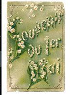 FANTAISIE - 1ER MAI - MUGUET - Carte Ancienne Bien Gauffrée - Otros & Sin Clasificación