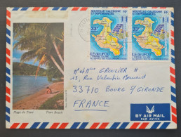 Nouvelles Calédonie,  Timbre N° 424 ×2 Sur Lettre. - Covers & Documents