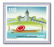 Switzerland 2022 /B22) Munot Fortification Castle Vine Yard Schaffhausen, Stamp From Series Canton Of Switzerland MNH ** - Ungebraucht