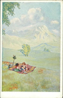 W.S.S.B. 1910s POSTCARD - KIDS & PIC NIC - N. 5977 (5429) - Feiertag, Karl