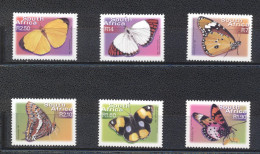 RSA 2001- Butterflies Set(6 V) - Unused Stamps