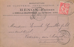 08 Cons  La Grandville Manufacture De Clouterie Henon - Other & Unclassified