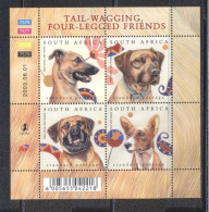 RSA 2003- Dogs M/Sheet - Unused Stamps