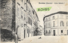 Marche-macerata-montefano Corso Umberto I Veduta Corso Primi 900 (v.retro) - Autres & Non Classés