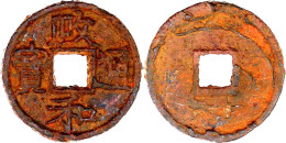 3 Cash Eisen 1111. Zheng He Tong Bao In Li-Schrift. Sehr Schön. Hartill 16.451. - China