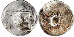 Silber Akce, Jahrgang Unleserlich, Kegoniya. Mit Augenförmigem Gegenstempel "lillah". Vgl. Zeno.ru 315705. Sehr Schön - Chine
