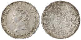 Dollar 1868. Sehr Schön, Berieben. Krause/Mishler 10. - Hongkong