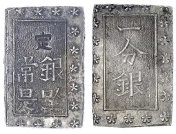 Ichi Bu Gin O.J.(1859/1868). Sakura B/g. Gutes Vorzüglich. Hartill 9.82. - Japan